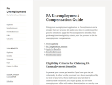 Tablet Screenshot of paunemployment.net